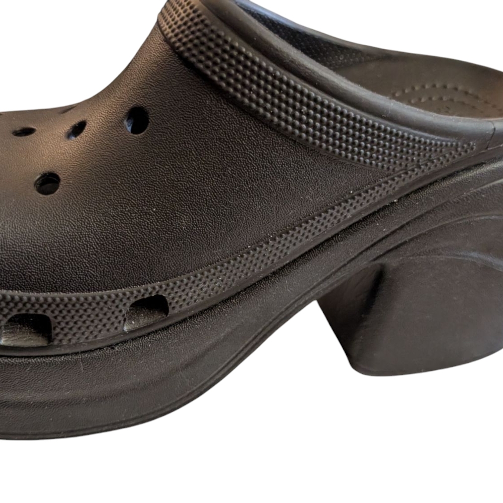 Black Platform Clogs